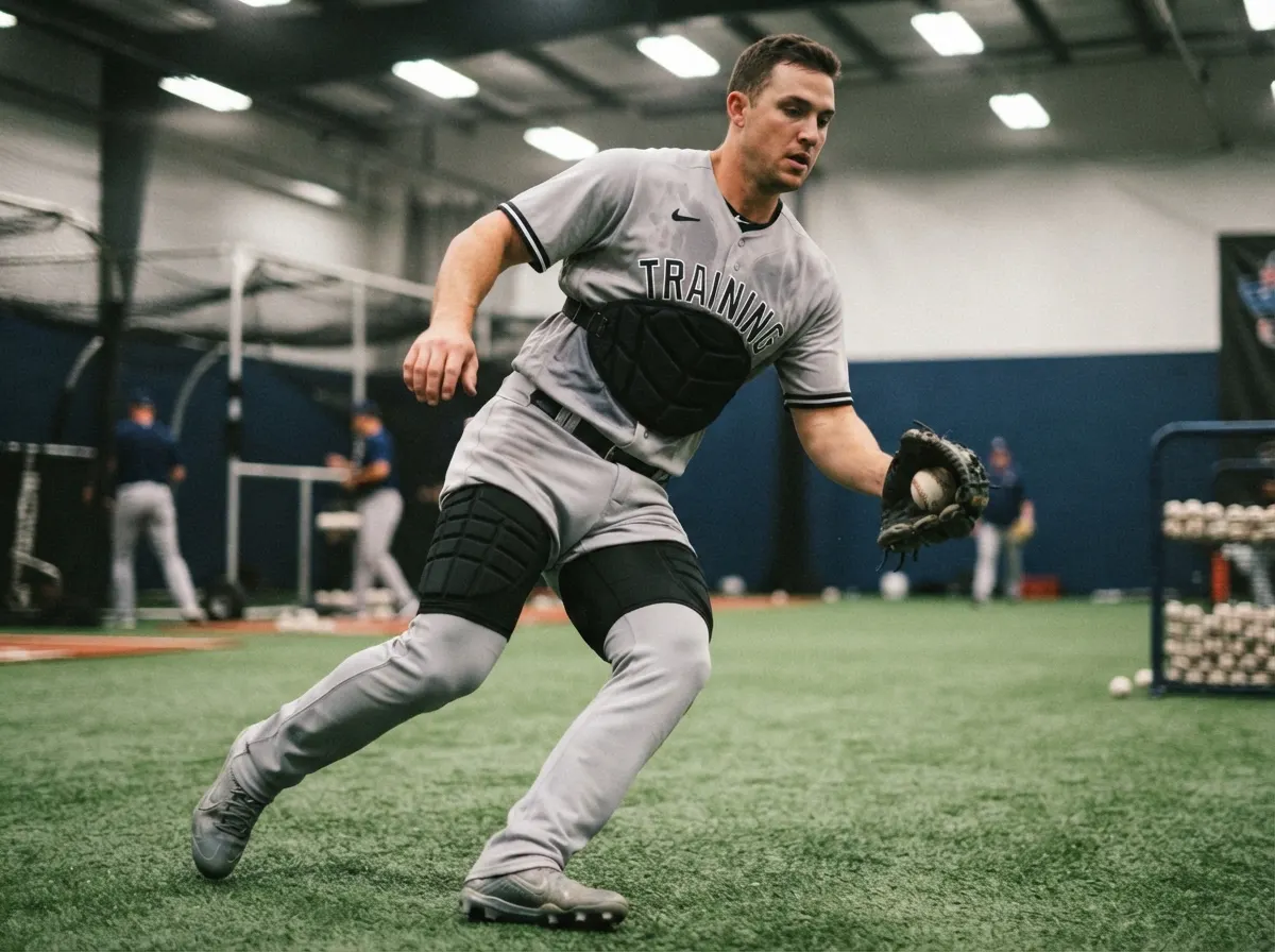 Baseball athlete and protective gear category