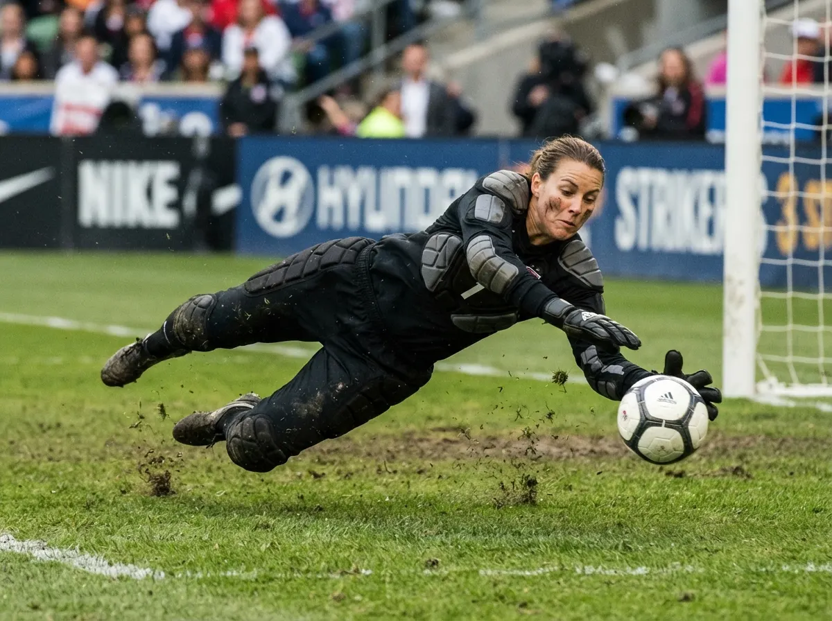 Soccer athlete and protective gear category