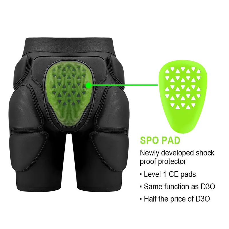 SPO Foam Impact Short, model P-SN-012, detail view 3