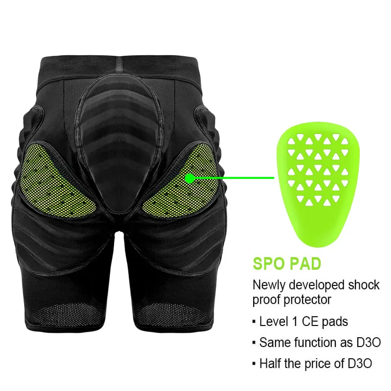 SPO Foam Impact Short, model P-SN-013, detail view 3