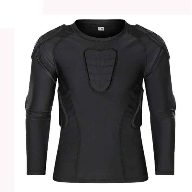 Kids Padded Compression Shirts, model S-SC-006, detail view 3