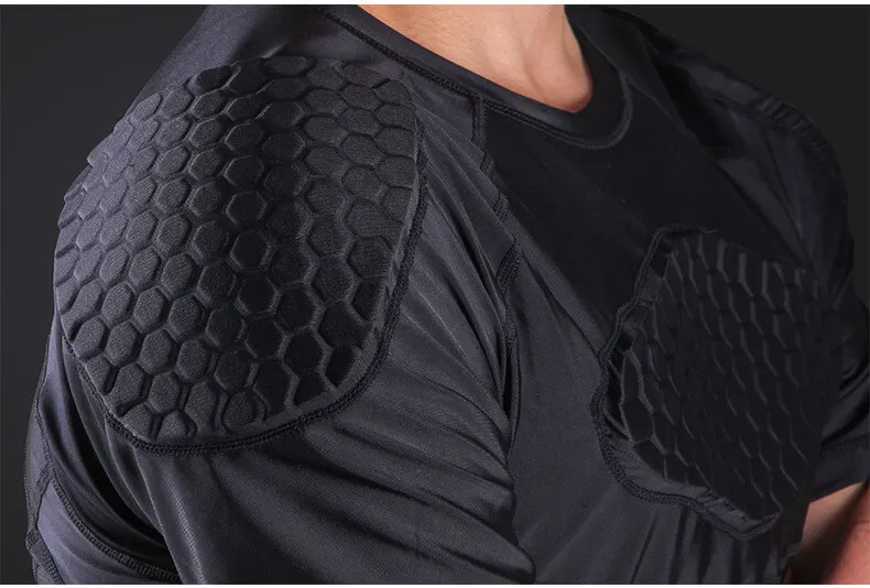Padded Compression Shirt, model S-FB-001, detail view 6