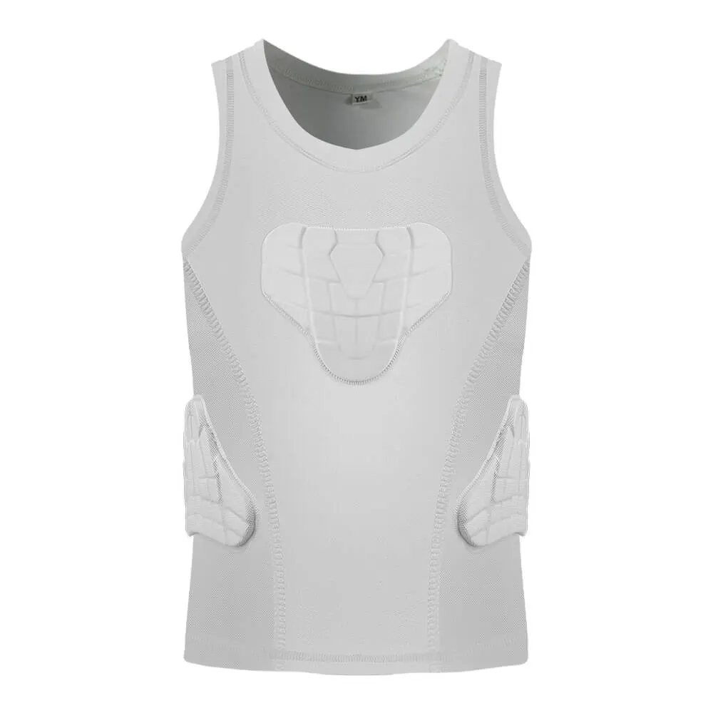 Kids Padded Compression Tank Top, model S-FB-012, product view