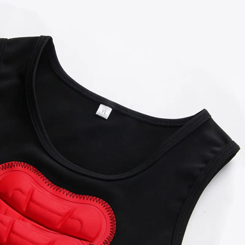 Kid Baseball Sternum Padded Shirt, model S-BA-003, detail view 2