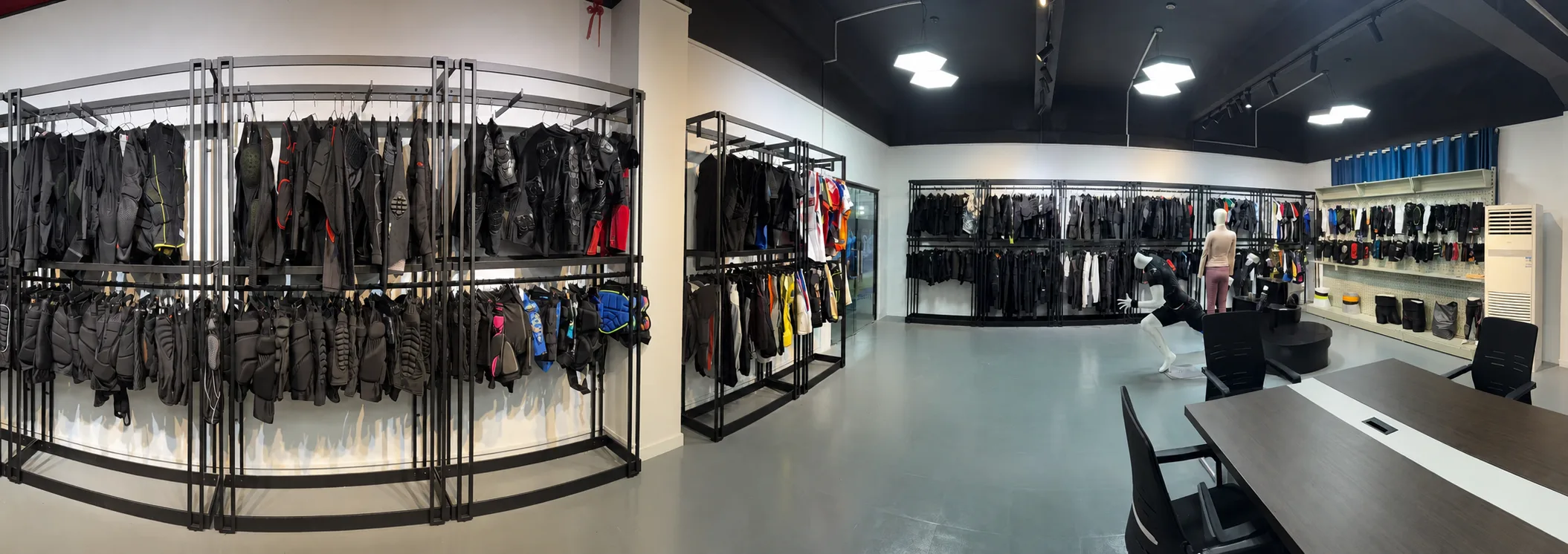 SHENOCHI sports protective gear showroom